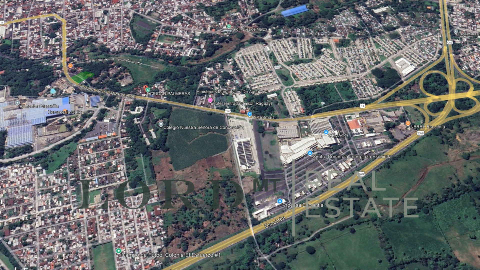 Venta de terreno en Escuintla